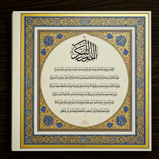 صفحة قرآنية مزخرفة